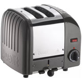 DUALIT TOASTER 2 SLICE VARIO METALLIC CHARCOAL 20324 2 YR WTY HEIDELBERG