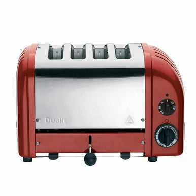 DUALIT TOASTER 4 SLICE CANDY APPLE RED 47020 WITH 5 YEAR WTY IN HEIDELBERG