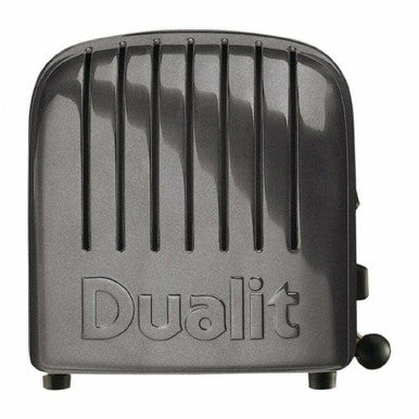 DUALIT TOASTER 4 SLICE METALLIC CHARCOAL 42170 WITH 2 SANDWICH CAGES HEIDELBERG