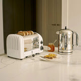 DUALIT TOASTER 4 SLICE NEWGEN CANVAS WHITE 47075 WITH 5 YEAR WTY HAND MADE IN UK