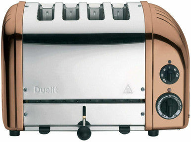 DUALIT TOASTER 4 SLICE NEWGEN COPPER DU04COng / 47085 WITH 5 YEAR WTY HEIDELBERG