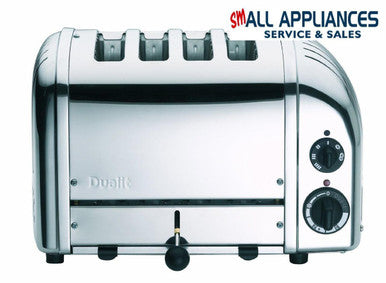 DUALIT TOASTER 4 SLICE NEWGEN POLISHED STEEL DU04Png / 47060 5 YEAR WTY