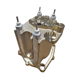 Gaggia Classic brass boiler heating element terminals and top fittings