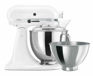 KITCHENAID ARTISAN STAND MIXER KSM160 GLOSS WHITE US MADE 5 YRS WTY HEIDELBERG