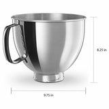 Kitchenaid Bowl 4.7L Stainless Steel K5THSBP for tilt head 90235