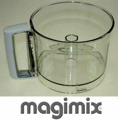 MAGIMIX BOWL 17339 FOR 5200 5200XL WHITE HANDLE GENUINE PART IN HEIDELBERG
