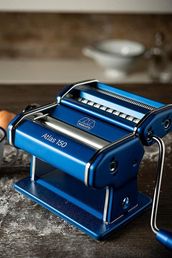 MARCATO ATLAS 150 PASTA MAKER BLUE MADE IN ITALY GENUINE IN STOCK IN HEIDELBERG