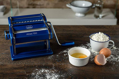MARCATO ATLAS 150 PASTA MAKER BLUE MADE IN ITALY GENUINE IN STOCK IN HEIDELBERG