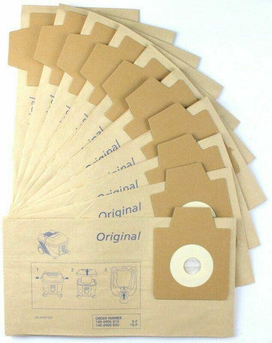 NILFISK BAGS 1406905020 DISPOSABLE 10 PACK FOR UZ932 UZ934 GENUINE IN HEIDELBERG