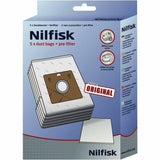 NILFISK DISPOSABLE 5 BAGS FOR 78602600 COUPE GO FORCE COMPACT GENUINE HEIDELBERG