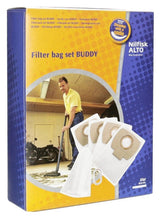 NILFISK VACUUM DUST BAGS 302002403 FOR BUDY 15 & 18 GENUINE IN HEIDELBERG